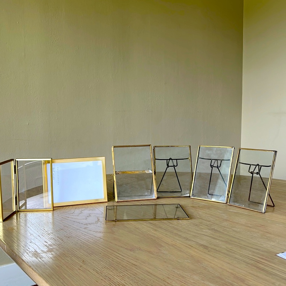 Gold frames